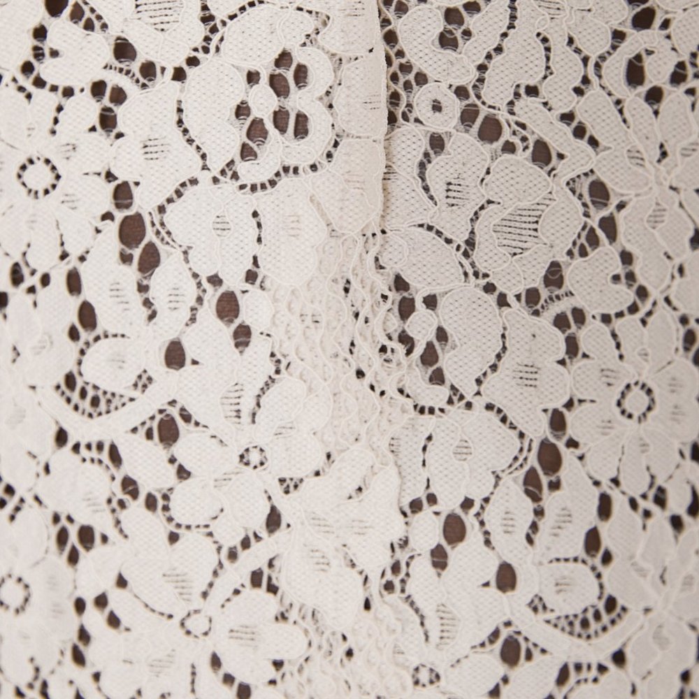 NWT ZARA SEXY LACE BODYSUIT VANILLA - Picture 6 of 8